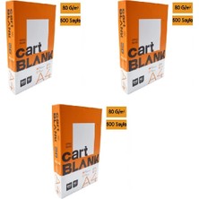 Cart Blank A4 Fotokopi Kağıdı 80 G/m² 1500 Lü Paket
