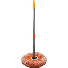 MiraLive Yuvarlak Ayarlı Dönerli Mop (K95)