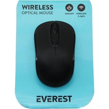 MiraLive Everest SM-804 Wireless - Kablosuz 1600DPI USB Optical Mouse Vakum Ambalaj (4887)
