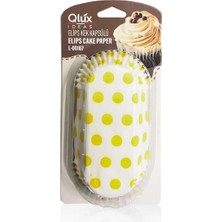 MiraLive Elips - Geniş Kartela Kağıt Kek Kapsülü (4887)