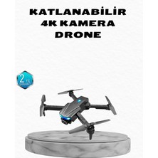 MiraLive 4K Kamera Özellikli Katlanabilir Drone Wi-Fi ve Yükseklik Sabitlemeli
