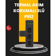 MiraLive Ev ve Ofis Için Akıllı Çoklu Priz 7 Girişli