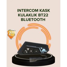 MiraLive Bluetooth 5.0 Motosiklet Kask Kulaklık Eller Serbest ve Müzik Özellikli