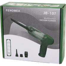 MiraLive 3ın1 Çekme - Üfleme Oto - Araç - Ev El Tipi Süpürge USB Şarj Mini - Taşınabilir0.4lt - 120W JB-107 (4887)