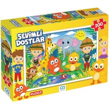 Mavi Su Dünyası Sevimli Dostlar Puzzle 200 Parça