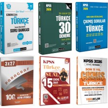 Anla Kazan Yayınları Pegem 2026 Kpss Türkçe Soru Bankası + Kpss Türkçe Deneme + Kpss Türkçe Çıkmış Soru Seti