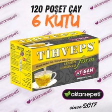 Tisan Tihveps Limon Aromalı Çay | Form Çay | 120 Poşet Çay