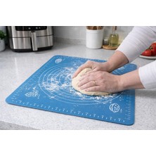 Silikon Hamur Açma Matı Ölçekli Hamur Açma Altlığı