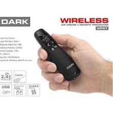 MK Beykoz Dark WP07 Kırmızı Lazerli Wireless Presenter