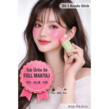 Korean Stick Allık Far Ruj 3’ü 1 Arada – Doğal & Canlı Görünüm – Pratik Kullanım