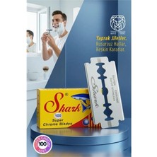 MiraLive Shark Super Chrome 100’LÜPREMIUM Paket - Profesyonel Jilet