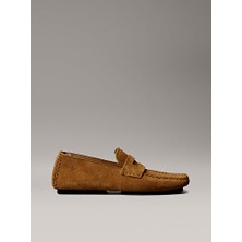 Calvin Klein Kadın Square Driver Süet Ayakkabı