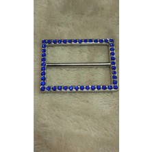 Kaplama Taşlı Toka Iç Kemer Genişlik 3,5 cm Dış Ölçü /4x3 cm 1 Adet