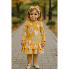 GMG Collection Baby Kız Çocuk 2-3-4-5yaş Yumuşacık Basıc Elbise