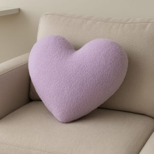 Chizgy Welsoft Kalp Yastık Dekoratif Peluş Yumuşak Süs Yastığı Pofuduk Ev Dekoru Hediyelik