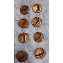 Polyester Dügme 38 Boy 25 mm 6 Adet