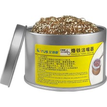 BK Teknoloji Susuz Havya Ucu Temizleme Seti - Profesyonel Lehim Ucu Temizleyici Tel ve Metal Kutu