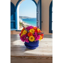 Fılamentim Floranti Waveflow Dekoratif Saksı | Modern Seri | 135X135X120 mm | NO.1024.10.M-03
