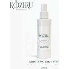 Kozi.Ru Koziru Keratin Saç Bakım Sütü 200 ml – Durulanmayan Keratinli Saç Kremi, Yumuşatıcı ve Kolay Tarama Etkili Günlük Saç Bakım Spreyi