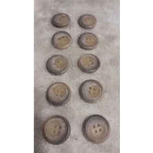 Polyester Düğme 28 Boy 18 mm 10 Adet