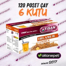 Tisan Ihlamur Çay | 6 Kutu | 120 Poşet Çay