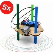 Kidose Basit Elektronik Ressam Robot Seti | Çocuklar Için Eğitici Etkinlik