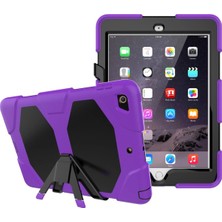 Newface iPad 5 Air 9.7 Kılıf Griffin Tablet Kapak - Mor