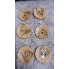 Polyester Dügme 60 Boy 38 mm 6 Adet