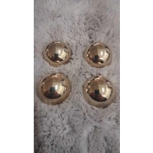 Altın Kaplama Kaplama Metal Düğme 50 Boy 30 mm 4 Adet