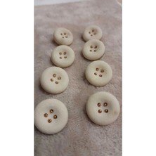 Metalize Abs Gold Kaplama Dügme 28 Boy 20 mm 8 Adet