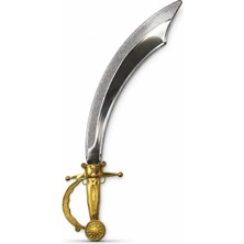 MiraLive Parlak Metal Görünümlü Plastik Korsan Kılıcı 45 cm