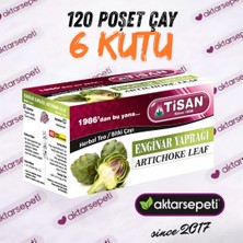 Tisan Enginar Yaprağı Çay | 6 Kutu | 120 Poşet Çay