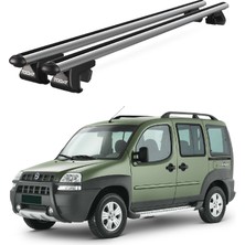 Today Auto Fiat Doblo (2000-2010) Uyumlu Gri Ara Atkı Port Bagaj Tavan Barı