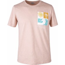 Trender 26YDT1000025 Taş Erkek T-Shirt Surfıng O Yaka