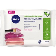 Matmel Nıvea Makyaj Temizleme Mendilleri Kuru Ciltler 25 Adet