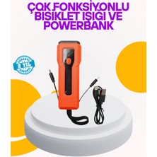 MiraLive Su Geçirmez Bisiklet Işığı 5000 Mah Powerbankli Ön Far