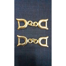 Altın Kaplama Metal Toka 2 Adet 50X15 mm 1 0 mm Kumaş Veya Deri Şerit Için Uygundur