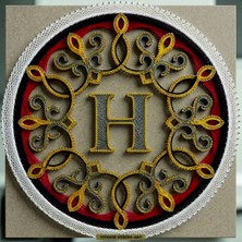 Tiydem Ip Sanatı Dikkat Geliştirici El Becerisi Ileri Seviye Filografi Hazır Seti - H Dizayn