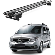 Today Auto Mercedes-Benz Citan (2012-2021) Uyumlu Gri Ara Atkı Port Bagaj Tavan Barı