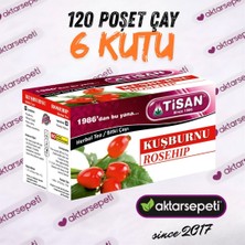 Tisan Kuşburnu Çayı | 6 Kutu | 120 Poşet Çay