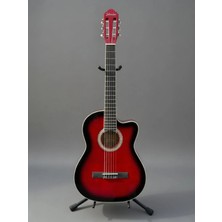 Salvador YNK2003 Ceq Elektro Klasik Gitar Kesik Kasa Cutaway Sap Ayarlı Pedli Kılıf Hediye