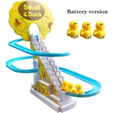 Depomiks Small Duck Merdiven Oyunu Dön Dolaş Ördek Oyunu Merdivenden Çıkıp Kaydıraktan Kayan Yavru Ördek Işıklı Müzikli