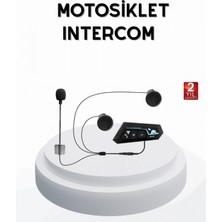 MiraLive BT22 Kablosuz Kask Kulaklığı – Bluetooth 5.0, Intercom, Su Geçirmez ve Uzun Ömürlü Batarya