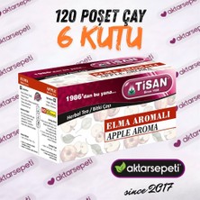 Tisan Elma Aromalı Çay | 6 Kutu | 120 Poşet Çay