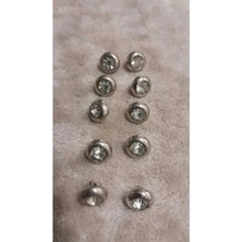 Taşlı Mtel Dügme 15 Boy 10 mm 10 Adet