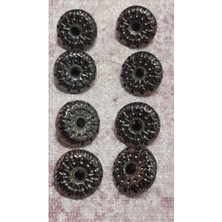 Sıyak Nıkel Taşlı Metal Düğme 24 Boy 14 mm 8 Adet