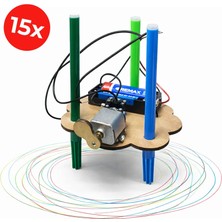 Kidose Basit Elektrik Ressam Robot Dıy Kiti | Çocuklar Için Eğitici ve Eğlenceli Set