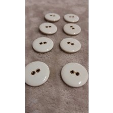 Metalize Abs Gold Kaplama Dügme 35 Boy 20 mm 8 Adet