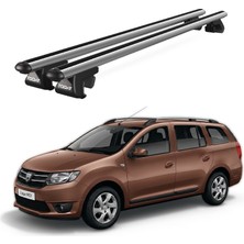 Today Auto Dacia Logan (2013-2017) Uyumlu Gri Ara Atkı Port Bagaj Tavan Barı