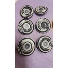 Polyester Dügme 40 Boy 26 mm 6 Adet